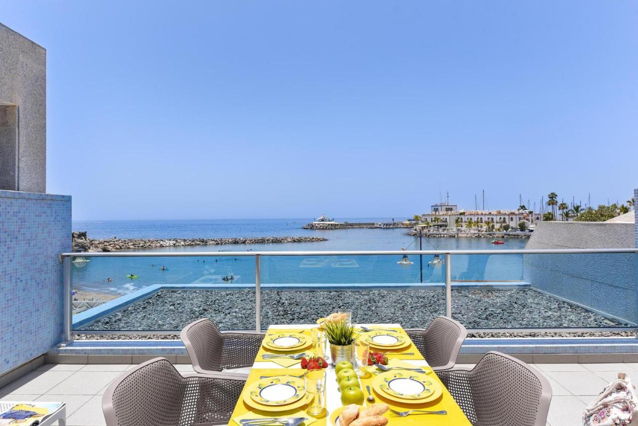 Luxury Beachfront Mogan Puerto De Mogan Exterior foto